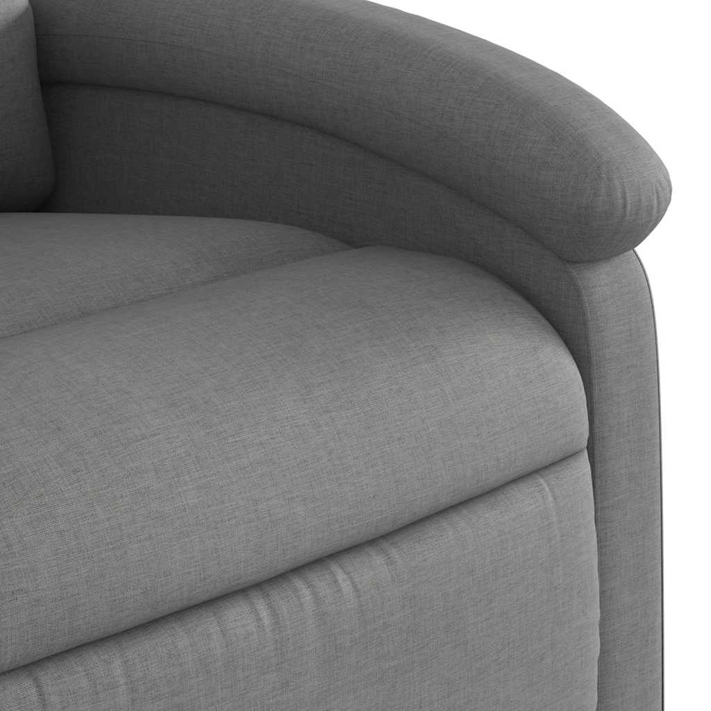 Poltrona Elettrica Reclinabile Grigio Scuro in Tessuto | homemem39