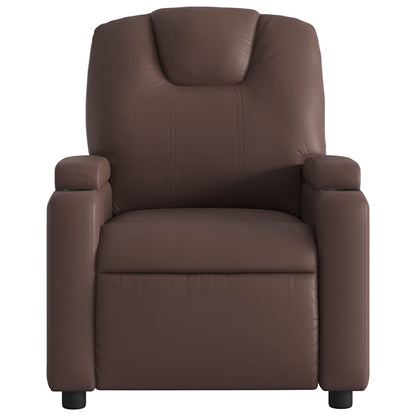 Poltrona Massaggiante Elettrica Marrone in Similpelle | homemem39