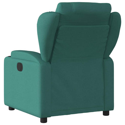 Poltrona Elettrica Reclinabile Verde Scuro in Tessuto | homemem39