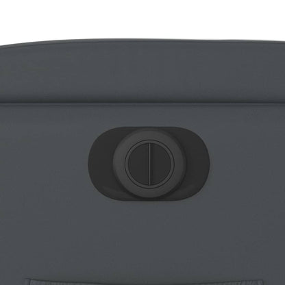 Poltrona Reclinabile Elettrica Grigia in Similpelle - homemem39