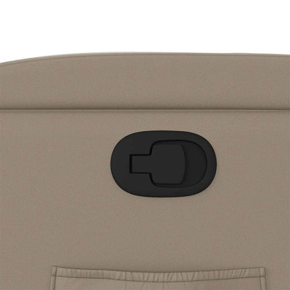 Poltrona Alzapersona Reclinabile Cappuccino in Similpelle - homemem39