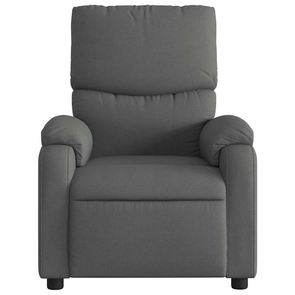 Poltrona Elettrica Reclinabile Grigio Scuro in Tessuto | homemem39