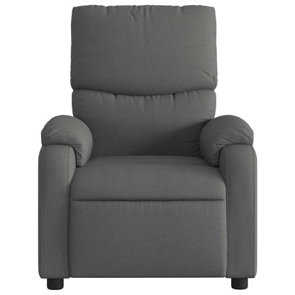 Poltrona Elettrica Reclinabile Grigio Scuro in Tessuto | homemem39