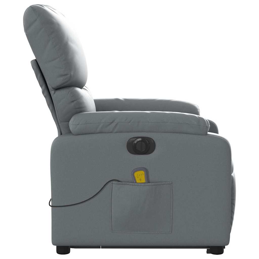 Poltrona Alzapersona Elettrica Reclinabile Grigio in Similpelle | homemem39