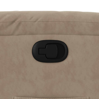 Poltrona Alzapersona Reclinabile Tortora in Tessuto Microfibra - homemem39