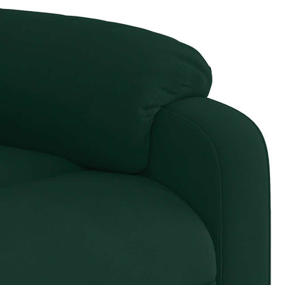 Poltrona Elettrica Reclinabile Verde Scuro in Vera Pelle | homemem39
