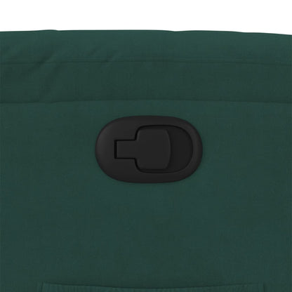 Poltrona Alzapersona Reclinabile Verde Scuro in Velluto - homemem39