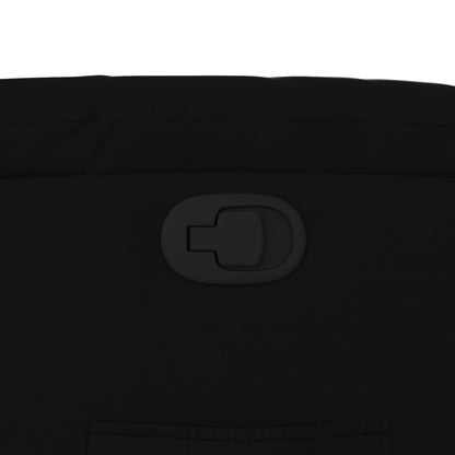 Poltrona Alzapersona Reclinabile Nera in Similpelle - homemem39