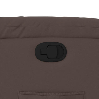 Poltrona Alzapersona Reclinabile Marrone in Similpelle - homemem39