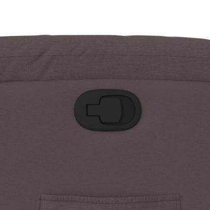 Poltrona Alzapersona Reclinabile Marrone Scuro in Tessuto - homemem39