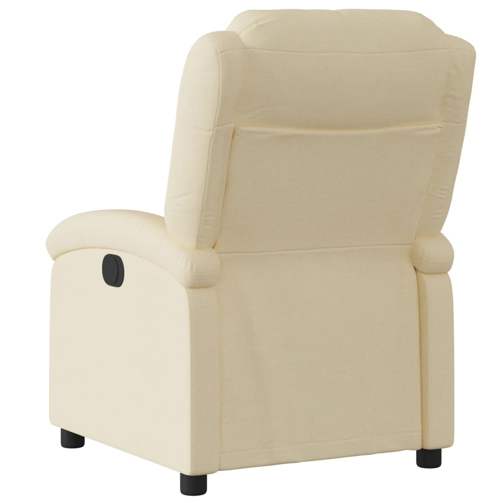 Poltrona reclinabile in Tessuto Crema | homemem39
