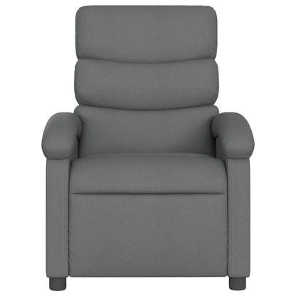 Poltrona reclinabile in Tessuto Grigio Scuro | homemem39