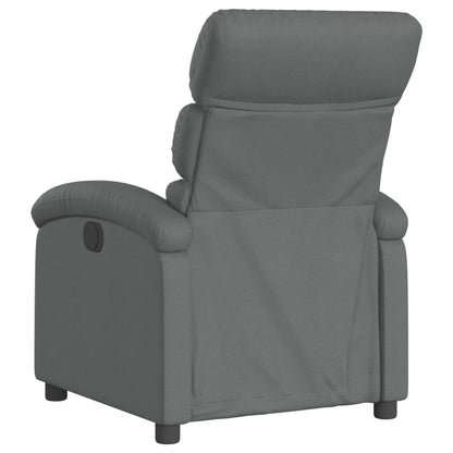 Poltrona reclinabile in Tessuto Grigio Scuro | homemem39