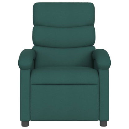 Poltrona reclinabile in Tessuto Verde Scuro | homemem39