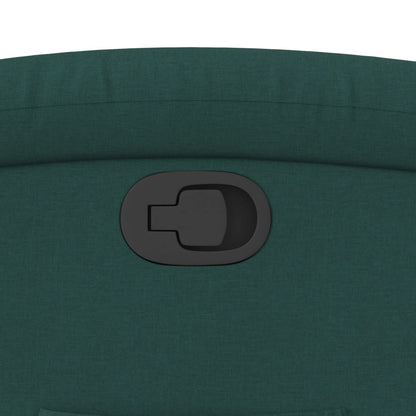 Poltrona reclinabile in Tessuto Verde Scuro | homemem39
