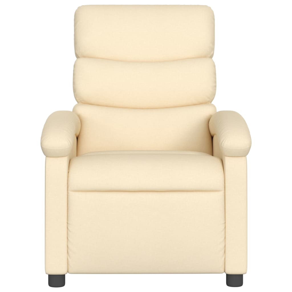 Poltrona reclinabile in Tessuto Crema | homemem39