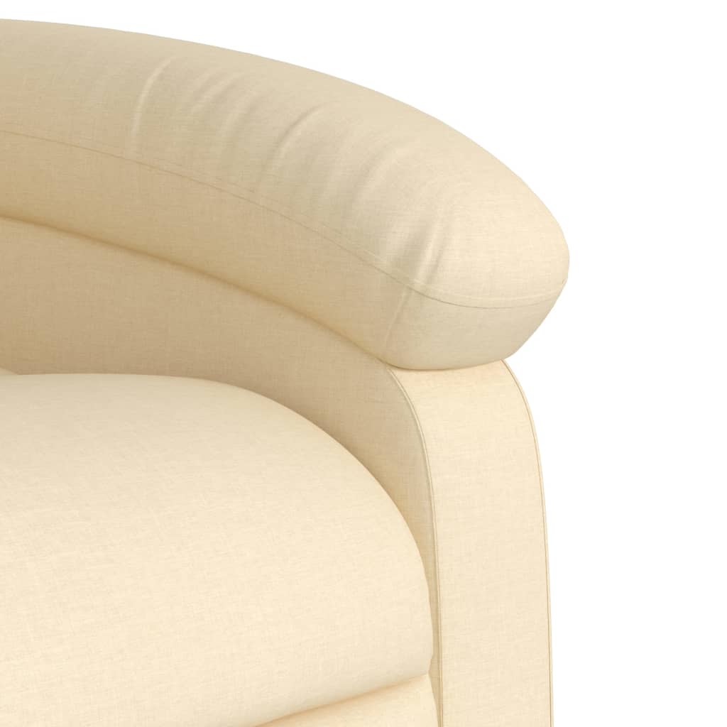 Poltrona reclinabile in Tessuto Crema | homemem39