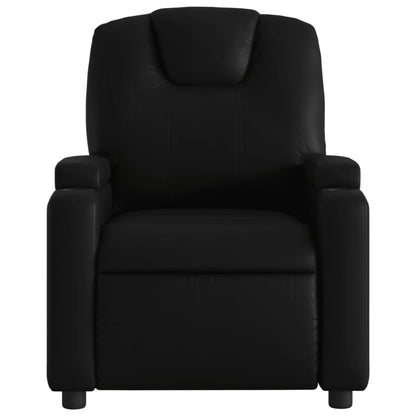 Poltrona reclinabile in Similpelle Nera | homemem39