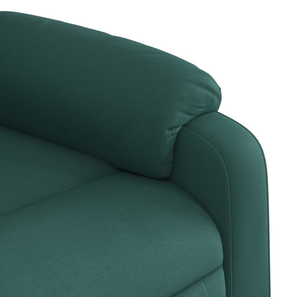 Poltrona reclinabile in Tessuto Verde Scuro | homemem39