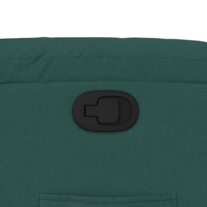 Poltrona reclinabile in Tessuto Verde Scuro | homemem39