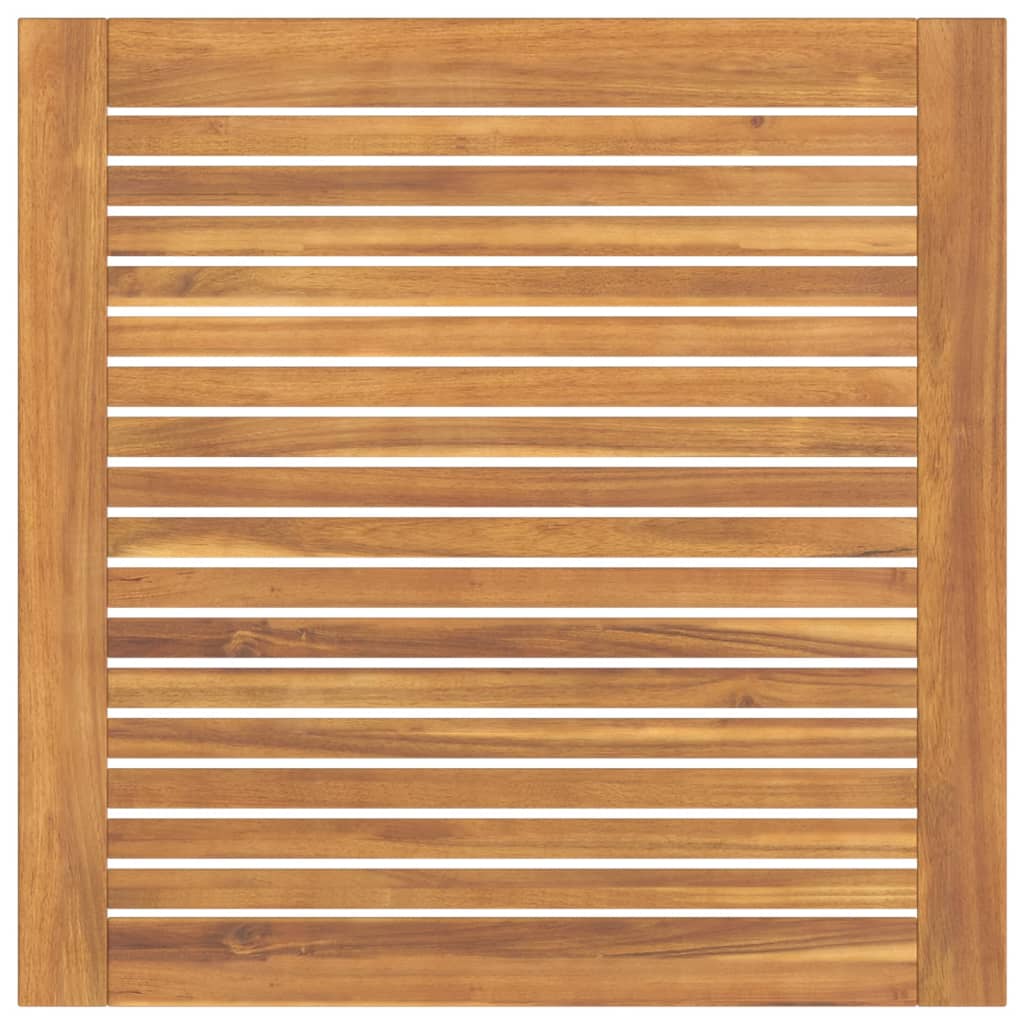 Set da Pranzo per Giardino 3 pz in Legno Massello di Acacia