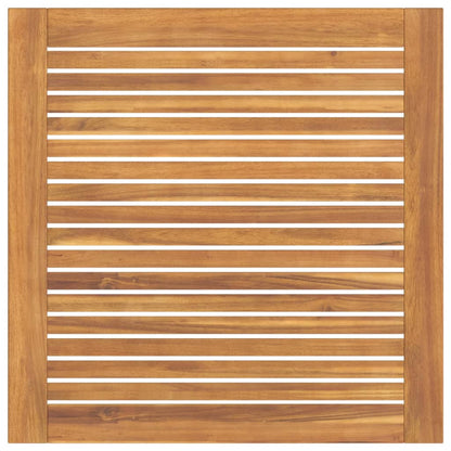 Set da Pranzo per Giardino 3 pz in Legno Massello di Acacia