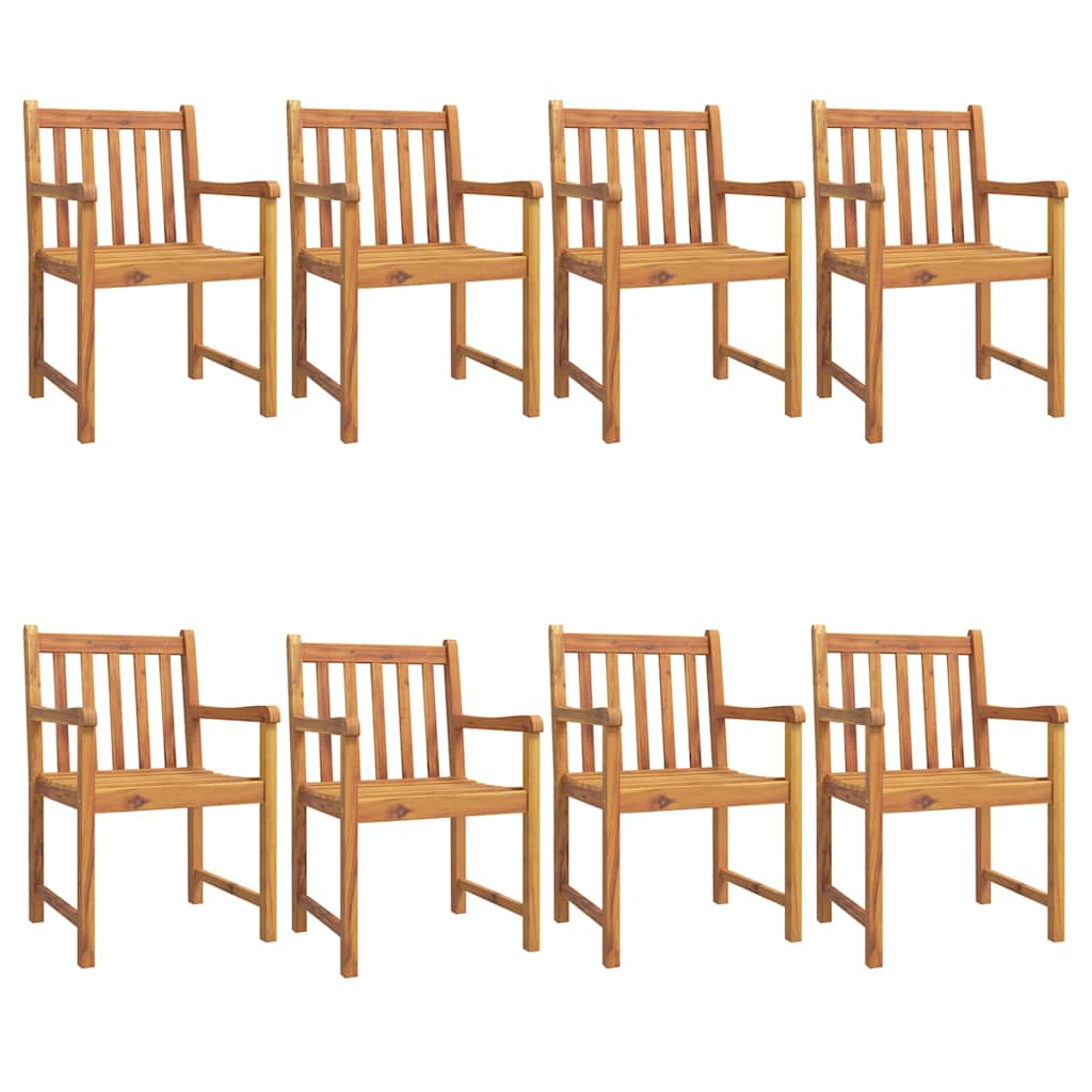 Set da Pranzo da Giardino 9 pz Legno Massello di Acacia | homemem39
