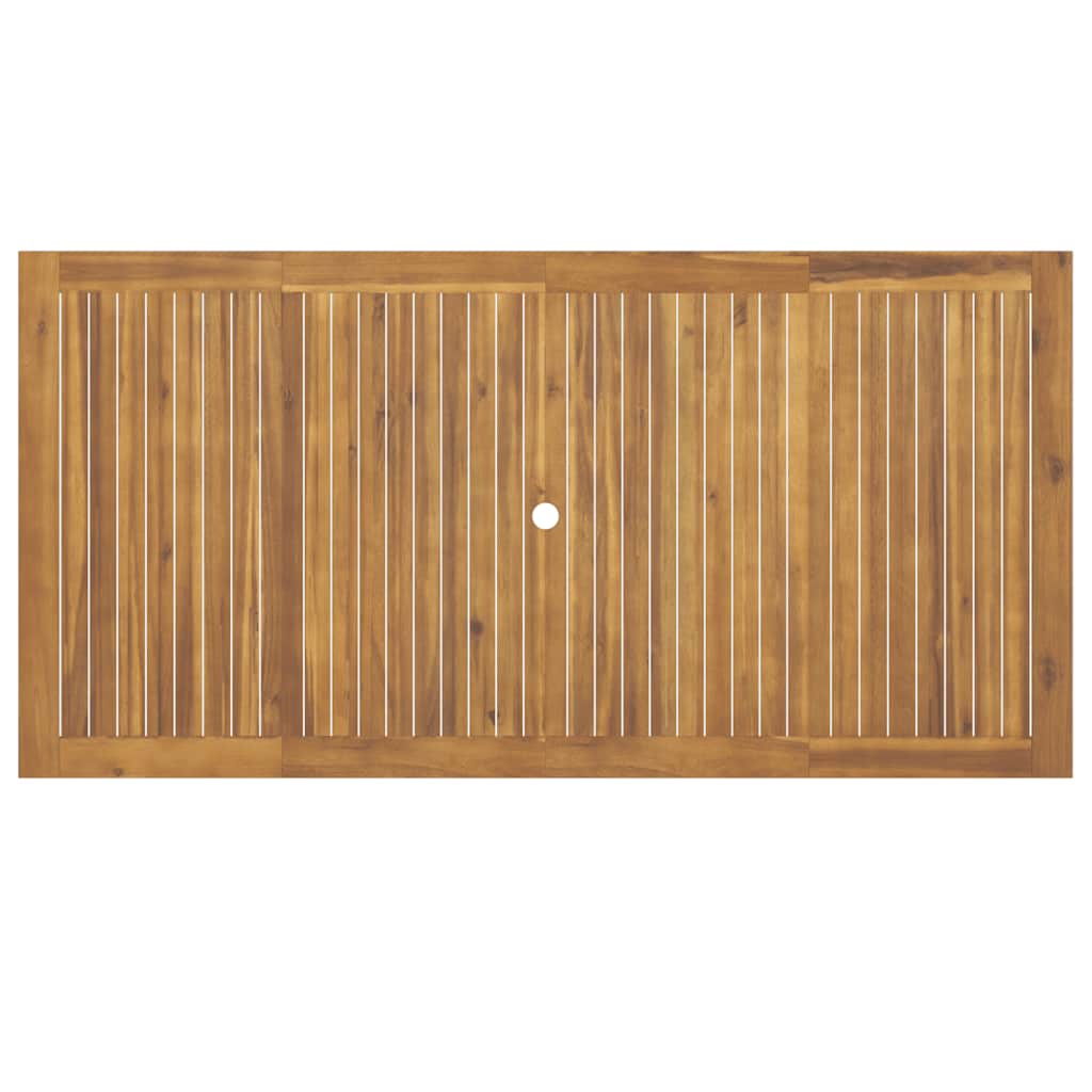 Set da Pranzo da Giardino 9 pz Legno Massello di Acacia | homemem39