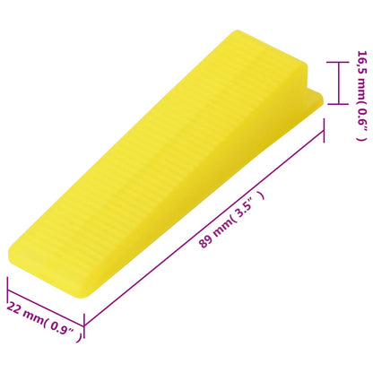 Sistema di Livellamento per Piastrelle 250 Cunei 500 Clip 3 mm | homemem39