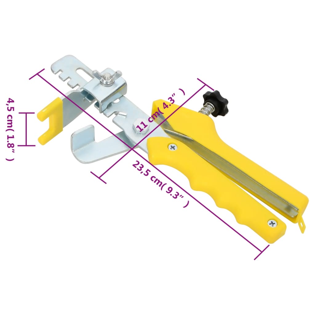 Sistema di Livellamento per Piastrelle 500 Cunei 2500 Clip 3 mm | homemem39