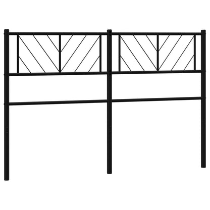 Testiera in Metallo Nero 140 cm
