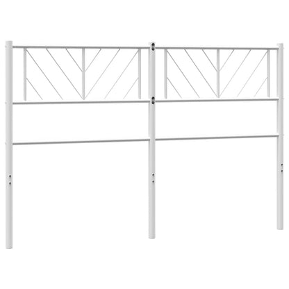 Testiera di Ricambio in Metallo Bianco 135 cm | homemem39