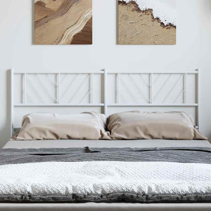 Testiera di Ricambio in Metallo Bianco 135 cm | homemem39