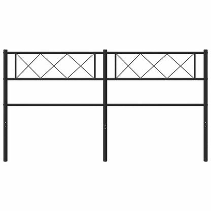 Testiera di Ricambio in Metallo Nero 120 cm | homemem39