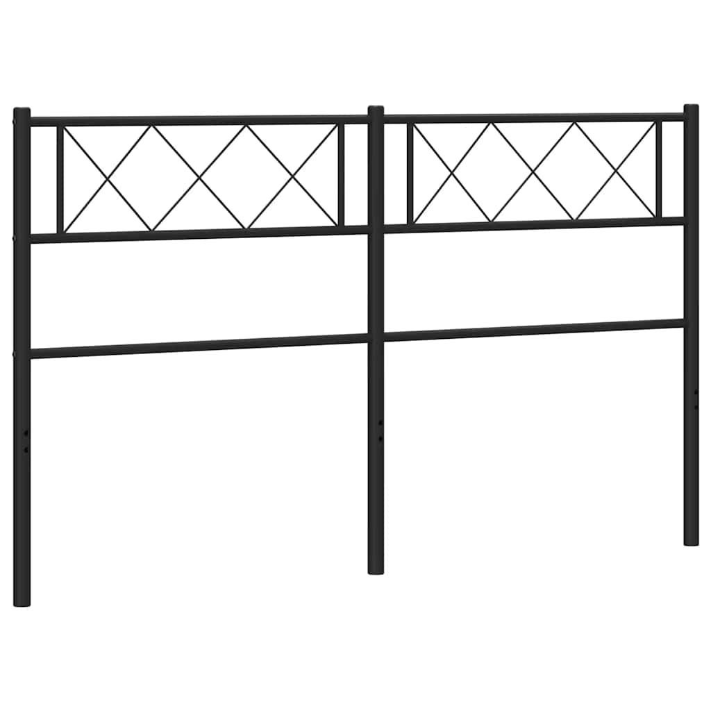 Testiera di Ricambio in Metallo Nero 150 cm | homemem39