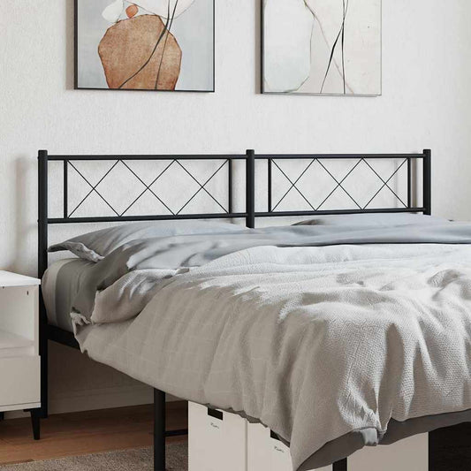 Testiera di Ricambio in Metallo Nero 150 cm | homemem39