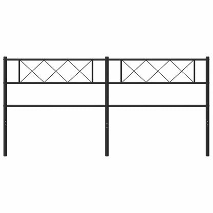 Testiera di Ricambio in Metallo Nero 160 cm | homemem39