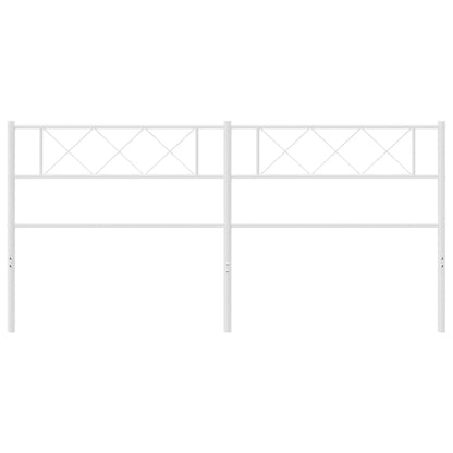 Testiera in Metallo Bianco 160 cm