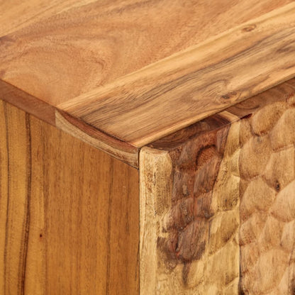 Set Mobili da Bagno 2pz in Legno Massello di Acacia