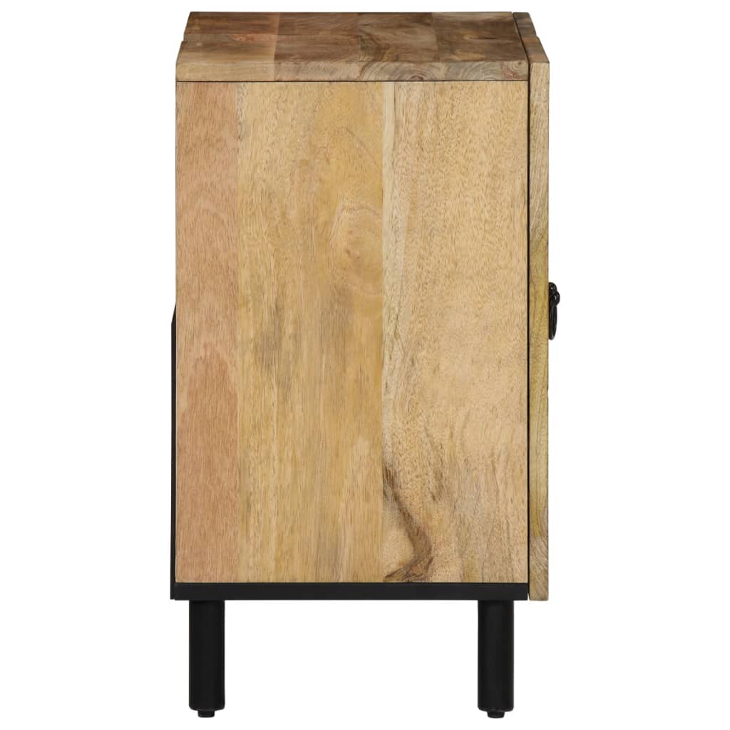 Set Mobili da Bagno 2pz in Legno Massello di Mango | homemem39