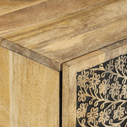 Set Mobili da Bagno 4 pz in Legno Massello di Mango | homemem39