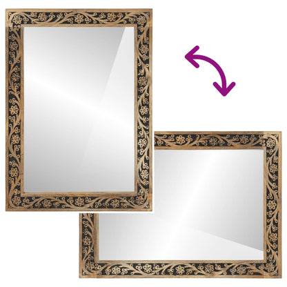 Set Mobili da Bagno 4 pz in Legno Massello di Mango | homemem39