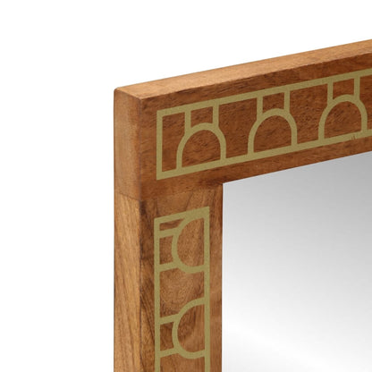 Set Mobili da Bagno 2pz in Legno Massello di Mango | homemem39
