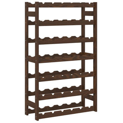 Portabottiglie per 42 Bottiglie Legno Massello di Pino