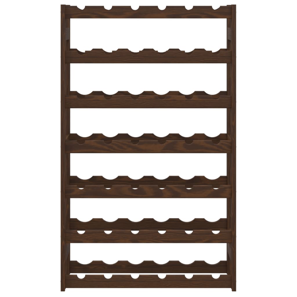 Portabottiglie per 42 Bottiglie Legno Massello di Pino
