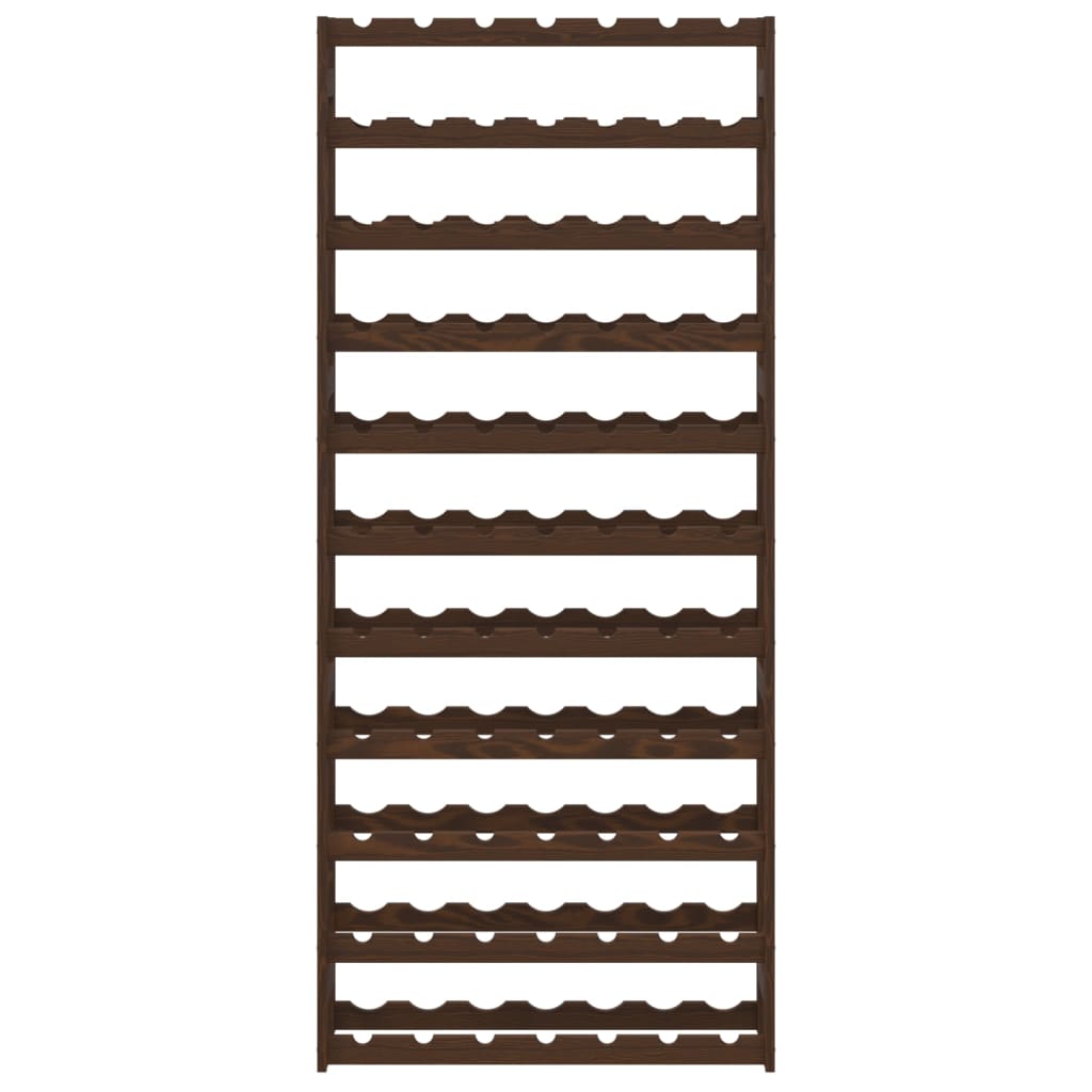 Portabottiglie per 77 Bottiglie Legno Massello di Pino