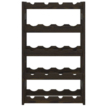 Portabottiglie per 20 Bottiglie Legno Massello di Pino