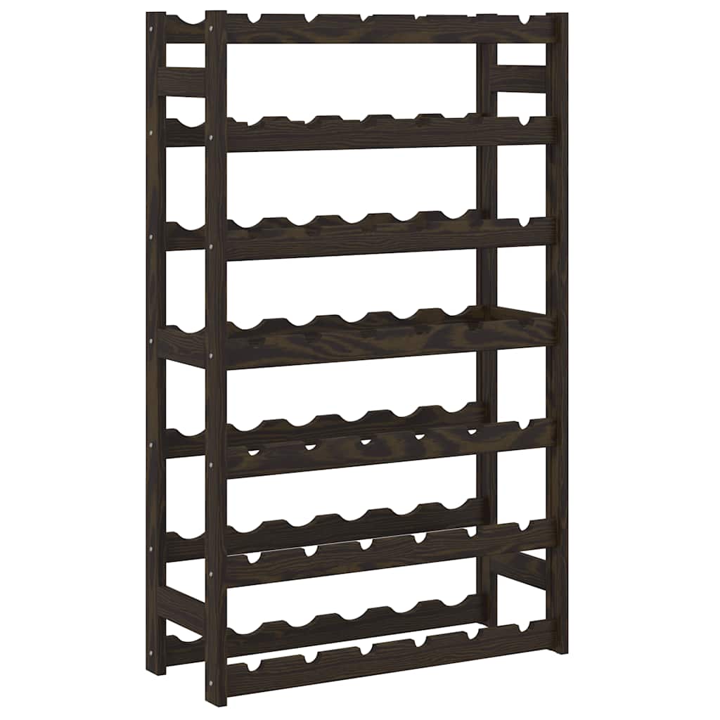 Portabottiglie per 42 Bottiglie Legno Massello di Pino