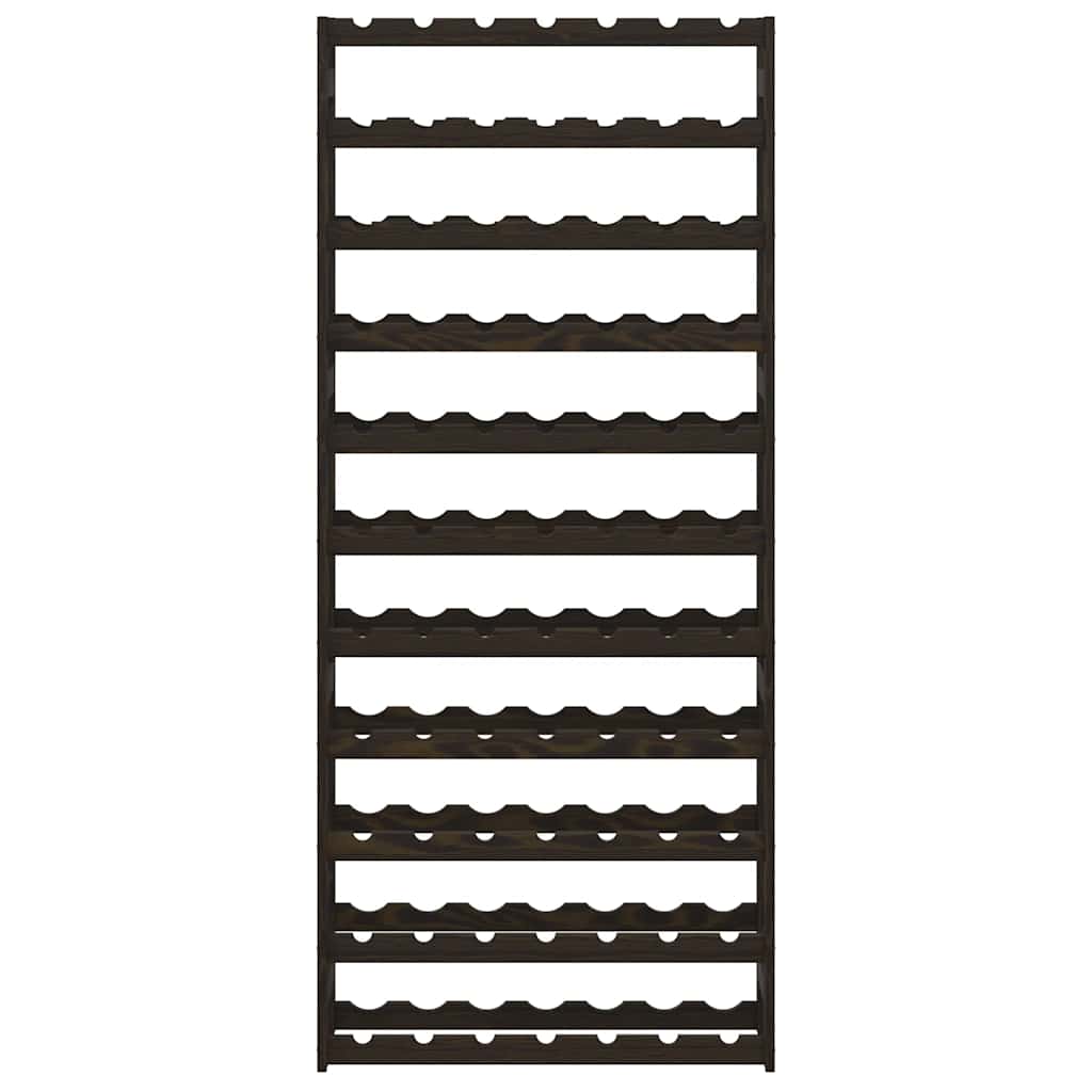 Portabottiglie per 77 Bottiglie Legno Massello di Pino
