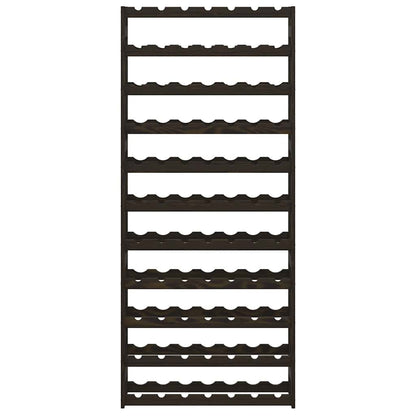 Portabottiglie per 77 Bottiglie Legno Massello di Pino
